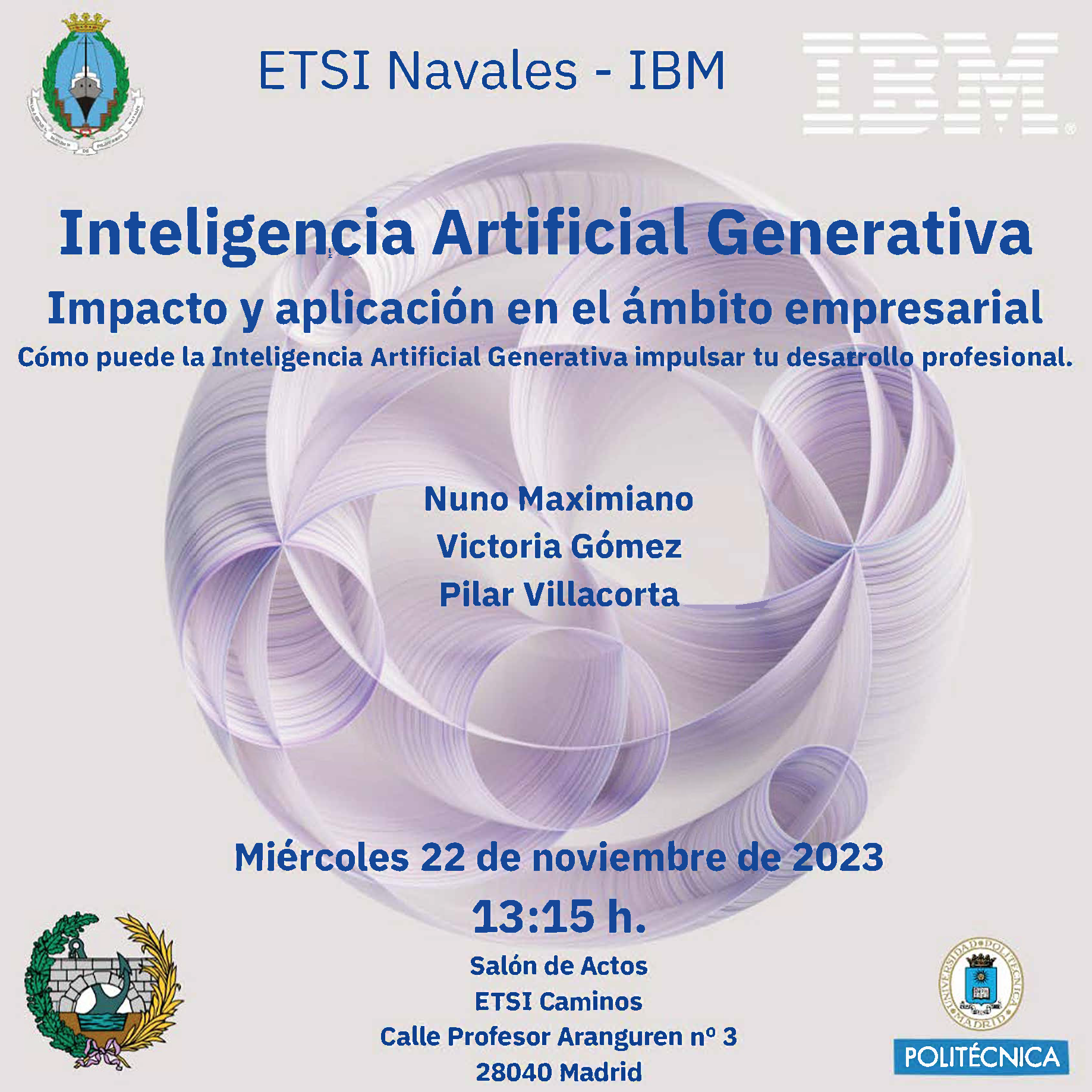 Jornada divulgativa sobre la Inteligencia Artificial generativa empresarial.