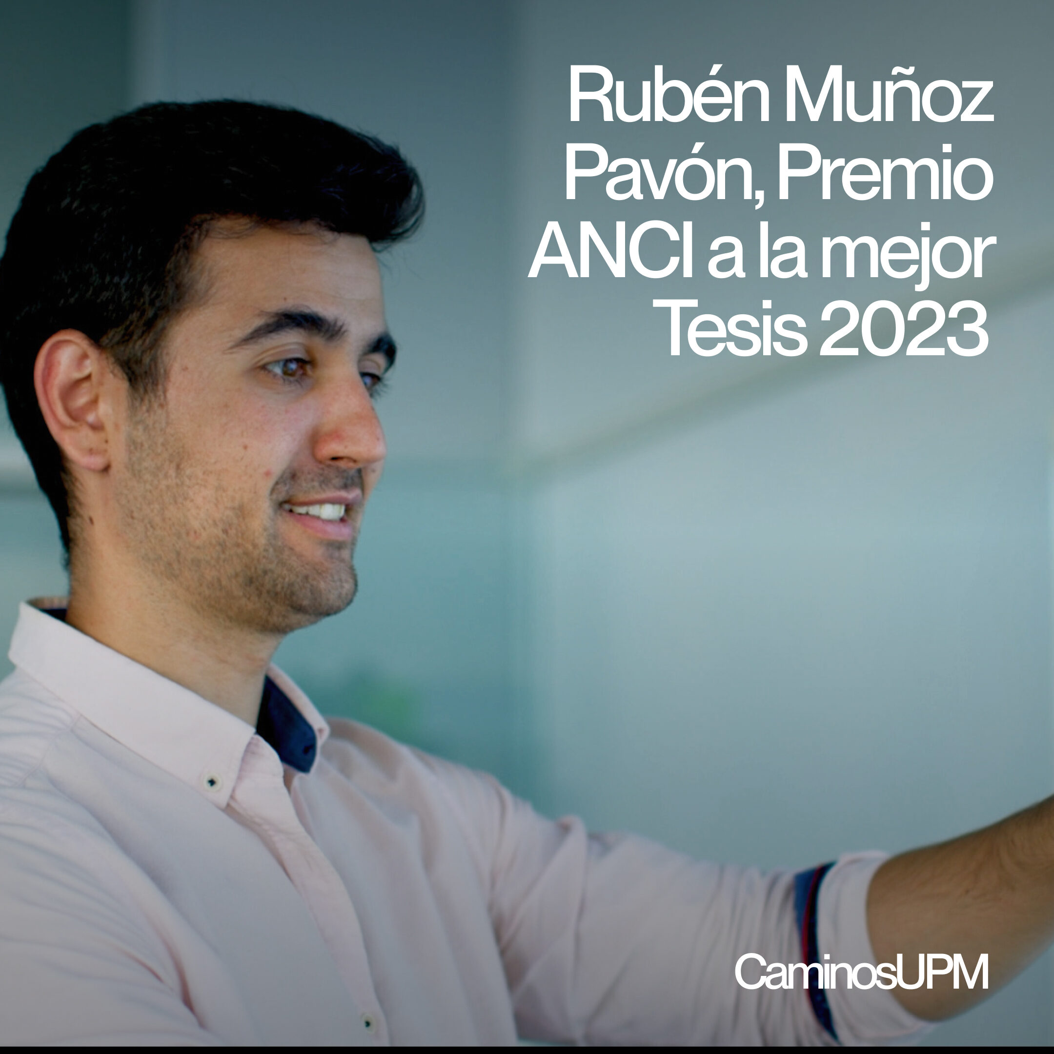 Rubén Muñoz Pavón premio ANCI a la mejor Tesis de 2023