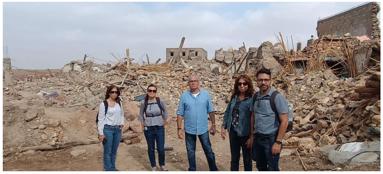 Profesores de la UPM investigan daños sísmicos en Marruecos: un paso crucial para la prevención de desastres
